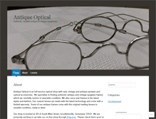 Tablet Screenshot of antiqueoptical.com